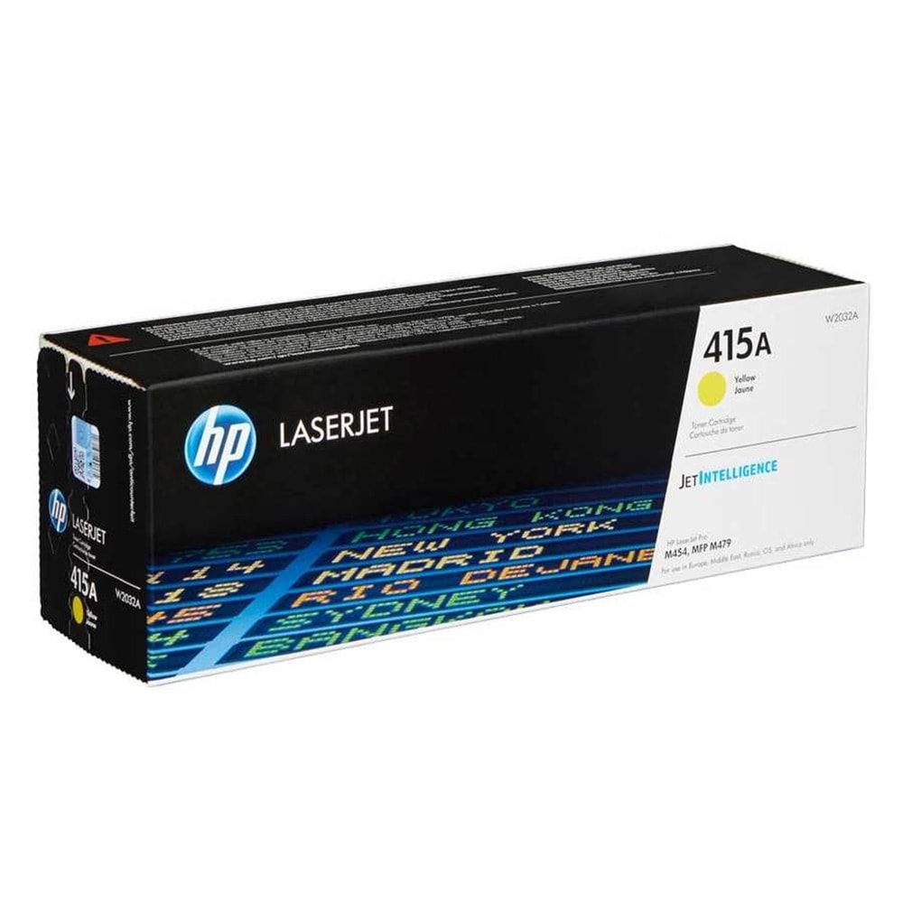 HP W2032A (415A) M454/M479 SARI TONER ORJİNAL 2.100 SAYFA