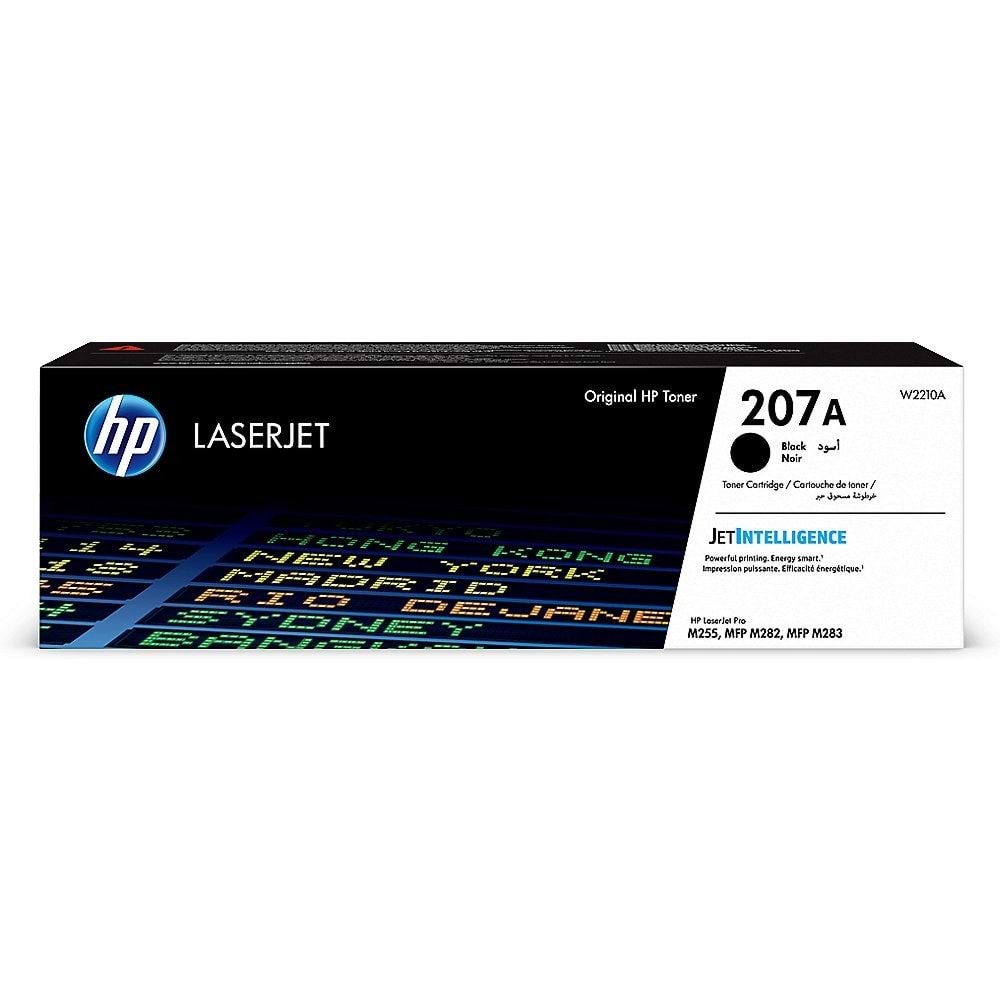HP W2210A (207A) M255/282/283 SİYAH TONER ORJİNAL 1.350 SAYFA