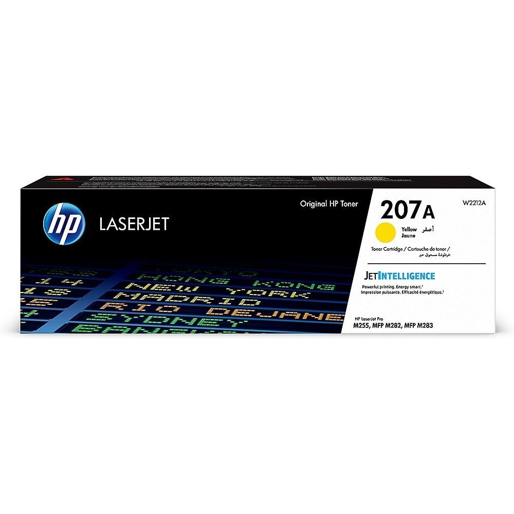 HP W2212A (207A) M255/282/283 SARI TONER ORJİNAL 1.250 SAYFA