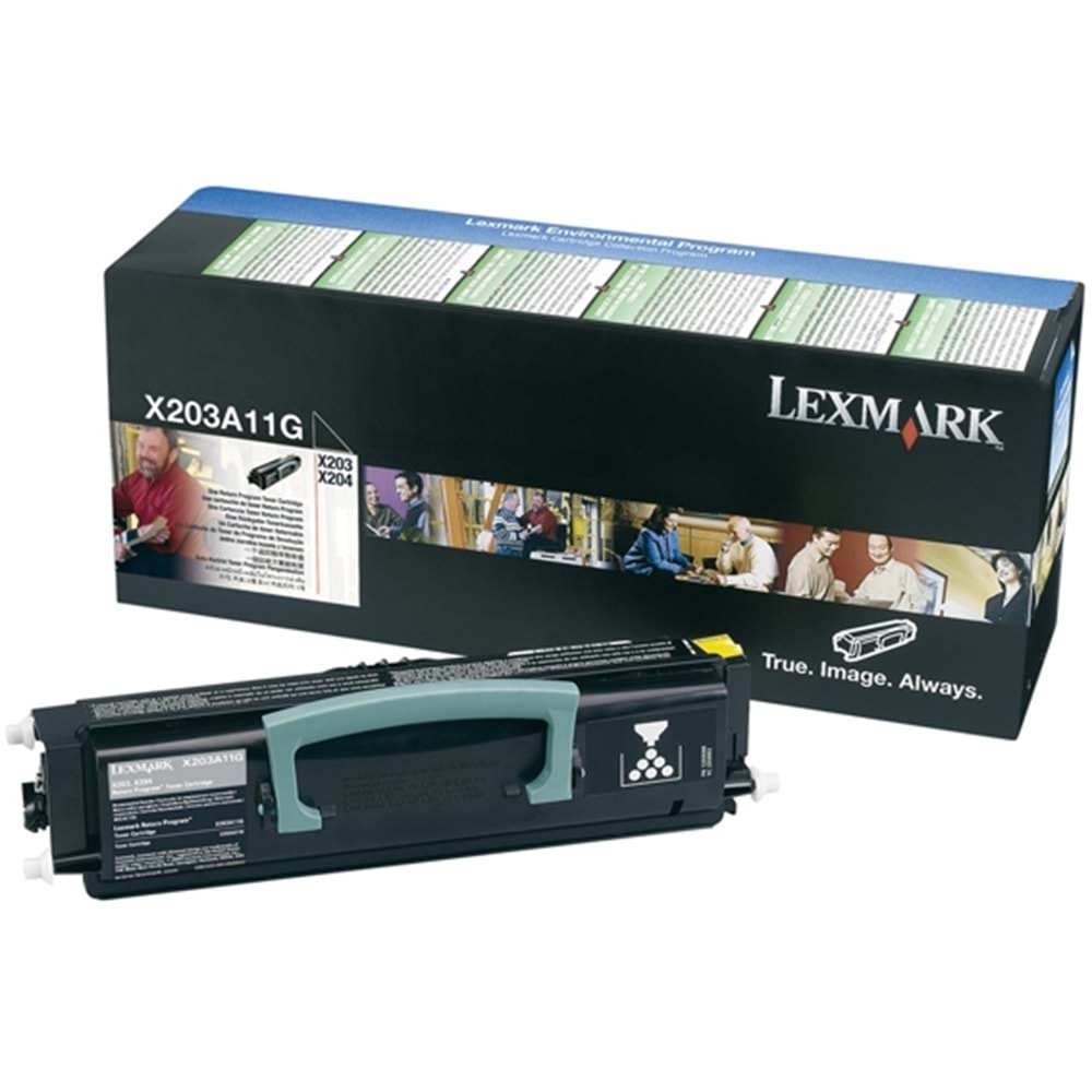 LEXMARK X203A11G X203/X204 SİYAH TONER ORJİNAL 2.500 SAYFA