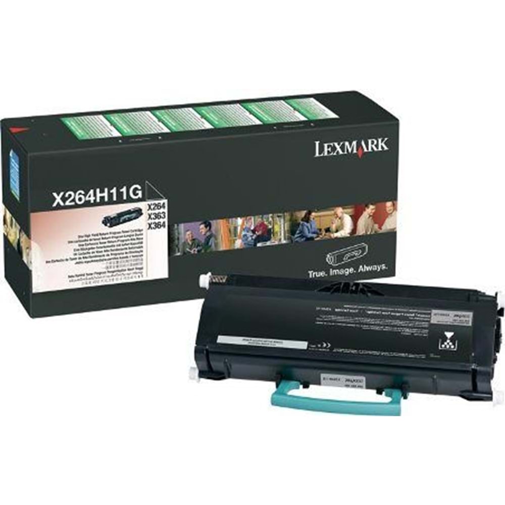 LEXMARK X264H11G X264/X363/X364 SİYAH TONER ORJİNAL 9000 SAYFA