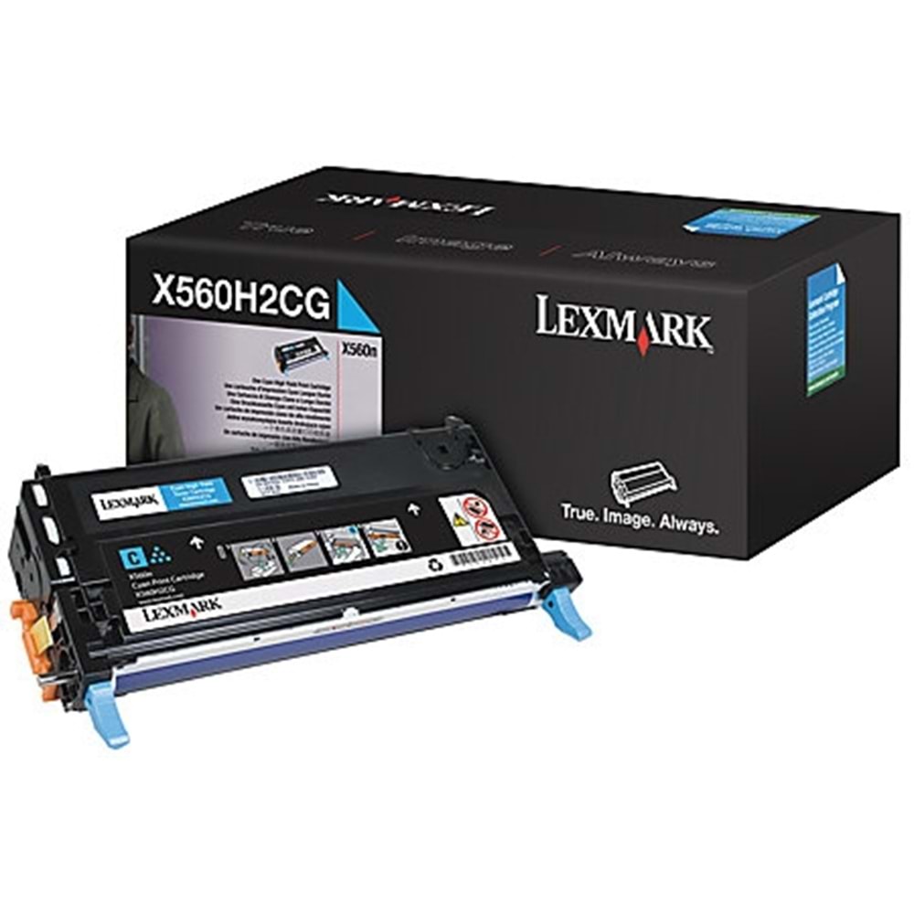 LEXMARK X560H2CG X560n/dn MAVİ TONER ORJİNAL 10.000 SAYFA