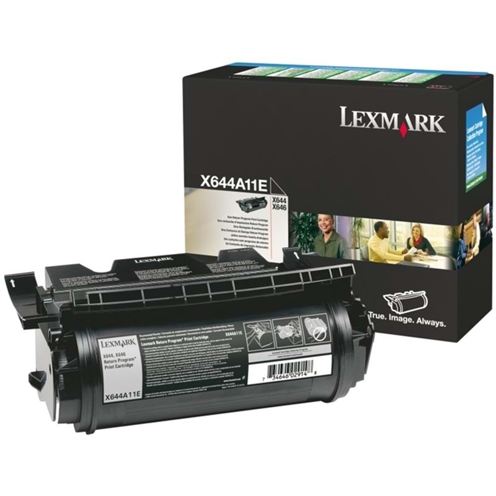 LEXMARK X644A11E X642/X644/X646 SİYAH TONER ORJİNAL 10000 SAYFA