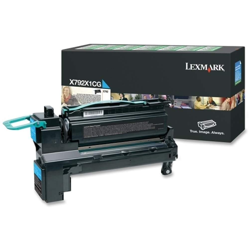 LEXMARK X792X1CG X792 MAVİ TONER ORJİNAL 20.000 SAYFA