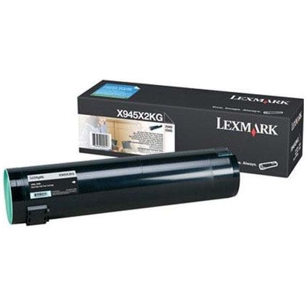 LEXMARK X945X2KG X940/X945 SİYAH TONER ORJİNAL 36.000 SAYFA