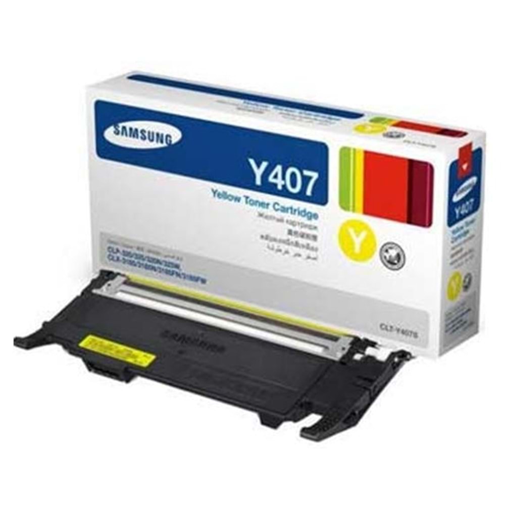 SAMSUNG CLT-Y407S CLP-325/320/3185 SARI TONER ORJİNAL 1.000 SAYFA SU478A