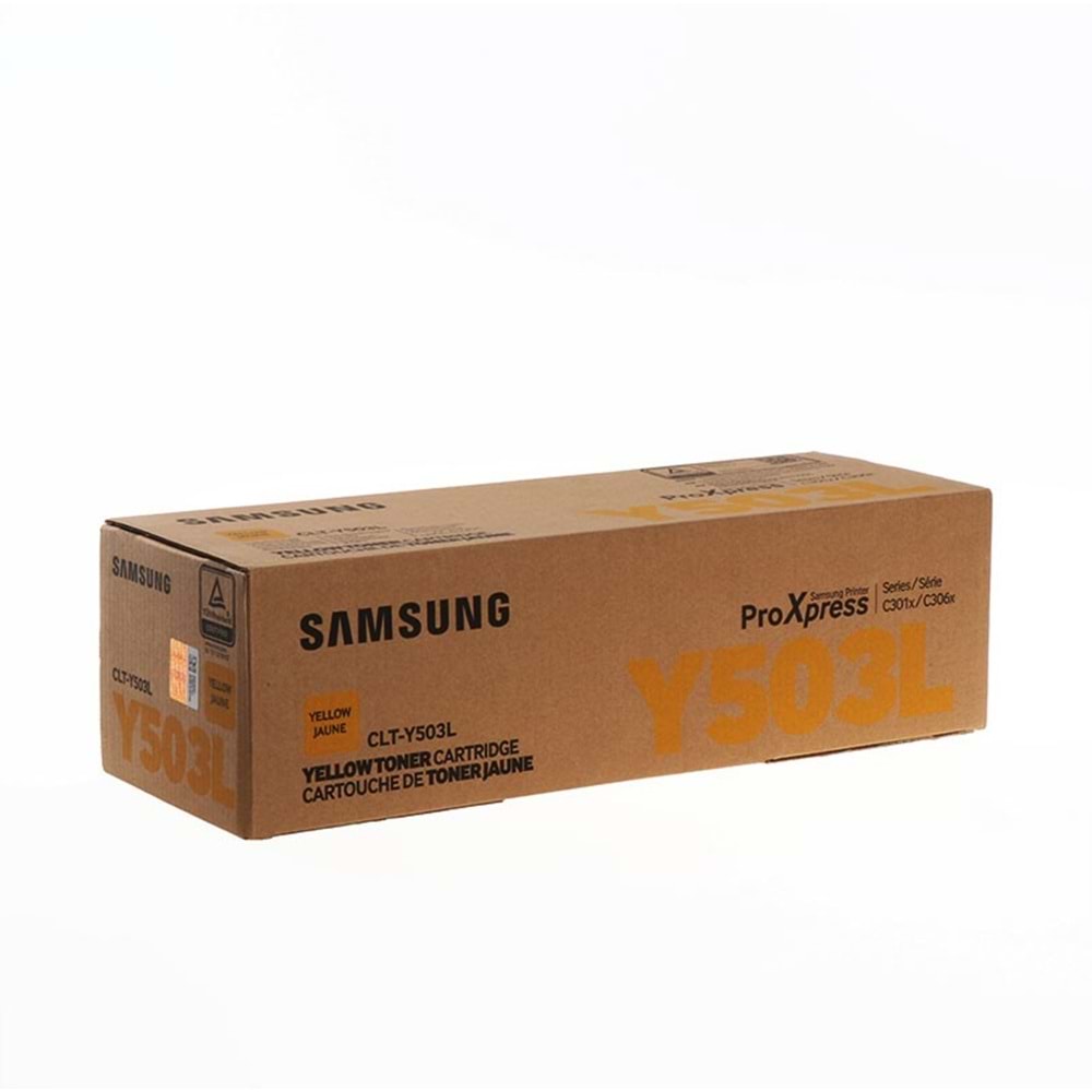 SAMSUNG CLT-Y503L SL-C3010/3060FR SARI TONER ORJİNAL 5.000 SAYFA SU491A