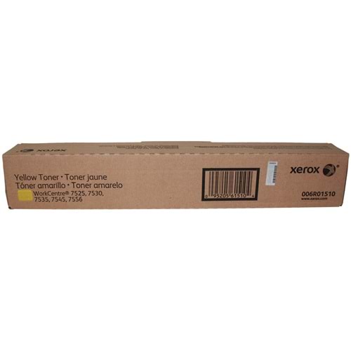 XEROX 006R01510 (006R01518) WC7525/7535/7545/7556/7855 SARI TONER ORJİNAL 15.000 SAYFA
