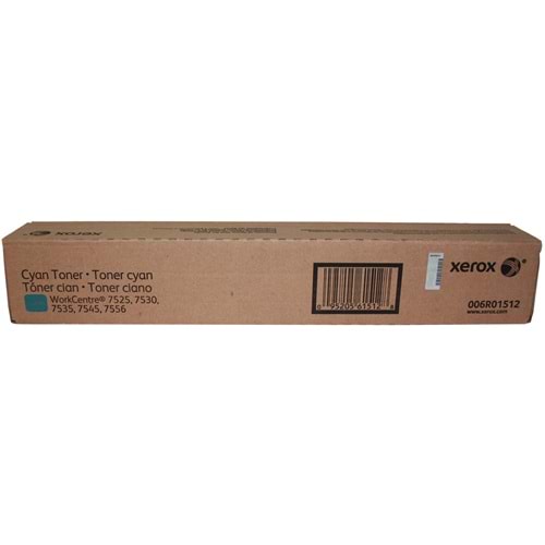 XEROX 006R01512 (006R01520) WC7525/7535/7545/7556/7855 MAVİ TONER ORJİNAL 15.000 SAYFA