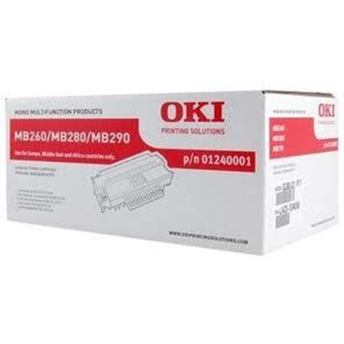 OKI 01240001 MB260/280/290 SİYAH TONER ORJİNAL 5.500 SAYFA