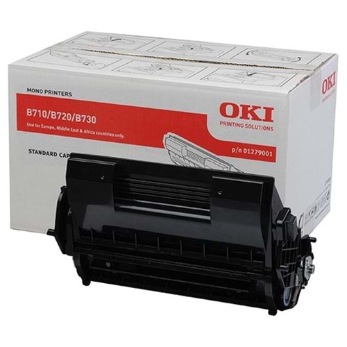 OKI 01279001 B710/720/730 SİYAH TONER ORJİNAL 15.000 SAYFA