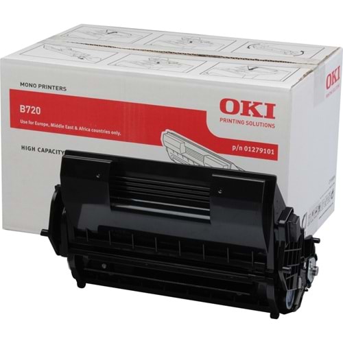 OKI 01279101 B720/730 SİYAH TONER ORJİNAL 20.000 SAYFA