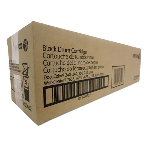 XEROX 013R00602 DC250/252/7665/7755 SİYAH DRUM ORJİNAL 80.000 SAYFA