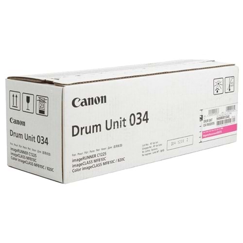 CANON EXV-034M IR-C1225/1225if KIRMIZI DRUM ÜNİTESİ ORJİNAL 34.000 SAYFA 9456B001