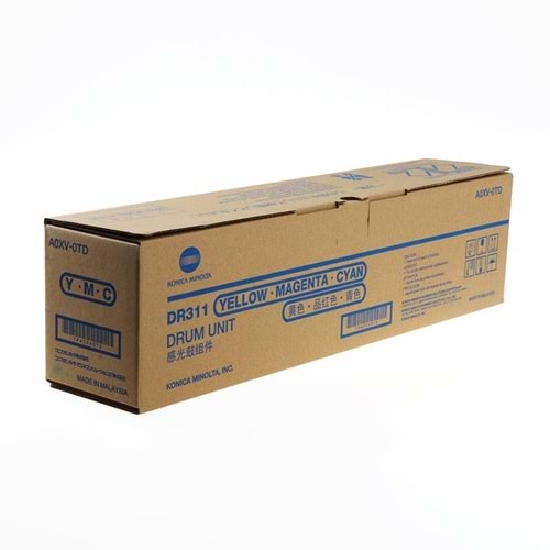 KONICA MINOLTA DR-313CMY C258/C308/C368 RENKLİ DRUM ÜNİTESİ ORJİNAL 55.000 SAYFA A7U40TD