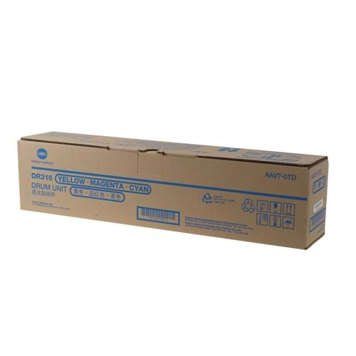 KONICA MINOLTA DR-316CYM C250i/300i/360i RENKLİ DRUM ÜNİTESİ ORJİNAL 105.000 SAYFA AAV70TD