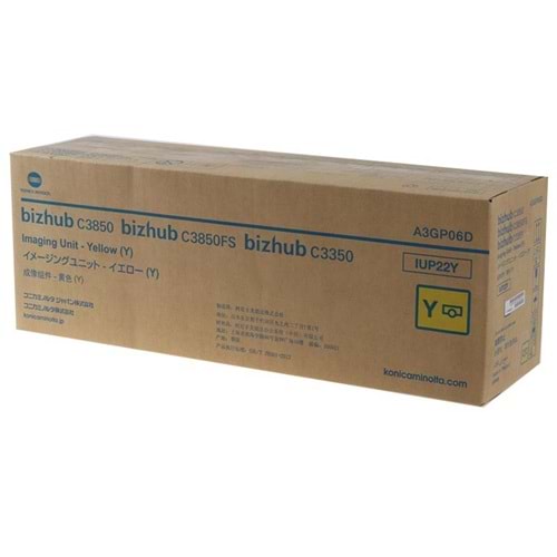 KONICA MINOLTA IUP-22Y C3350/3850 SARI DRUM ORJİNAL 60.000 SAYFA A3GP06D