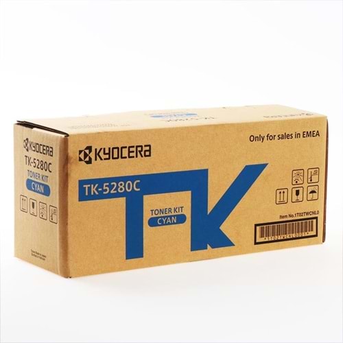 KYOCERA TK-5280C P6235/M6635 MAVİ TONER ORJİNAL 11.000 SAYFA 1T02TWCNL0