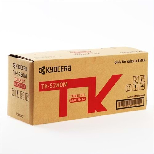 KYOCERA TK-5280M P6235/M6635 KIRMIZI TONER ORJİNAL 11.000 SAYFA 1T02TWBNL0