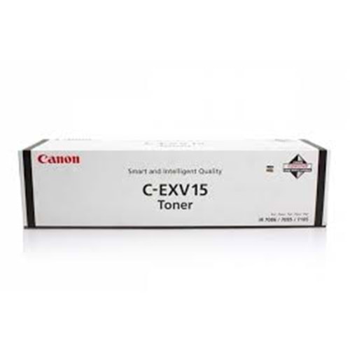 CANON EXV-15 7095/7086/7105 SİYAH TONER ORJİNAL 47.000 SAYFA 0387B002