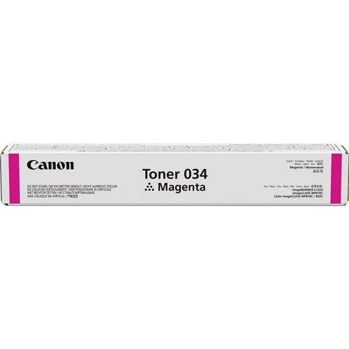 CANON 034M IR-C1225/MF810/820 KIRMIZI TONER ORJİNAL 7.300 SAYFA 9452B001