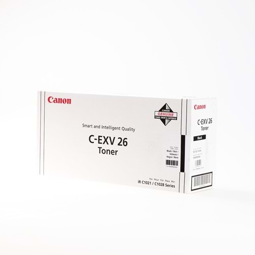 CANON C-EXV-26BK IR1021/1026/1028 SİYAH TONER ORJİNAL 6.000 SAYFA 1660B006