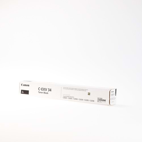 CANON C-EXV-34K IR-C2020/2030/2225/2230 SİYAH TONER ORJİNAL 23.000 SAYFA 3782B002