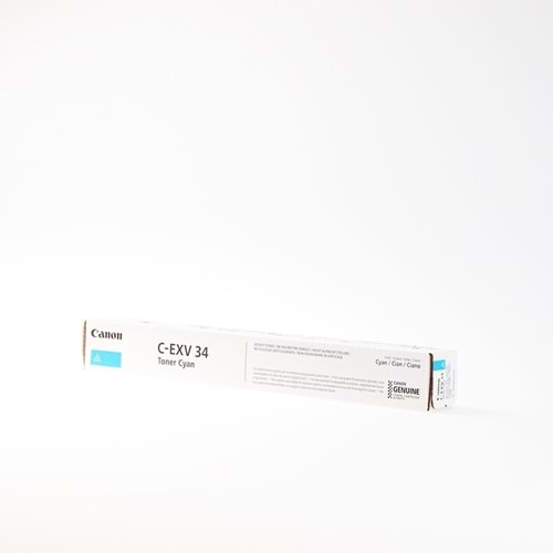 CANON C-EXV-34C IR-C2020/2030/2225/2230 MAVİ TONER ORJİNAL 19.000 SAYFA 3783B002