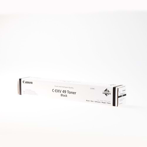 CANON EXV-49K C3320/C3325/3330 /3525 SİYAH TONER ORJİNAL 36.000 SAYFA 8524B002