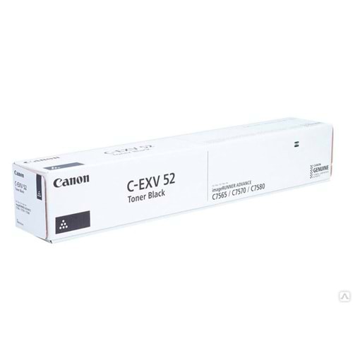 CANON C-EXV-52K IR-7565/7570/7580/7700/7765/7770/7780 SİYAH TONER ORJİNAL 82.000 SAYFA 0998C002