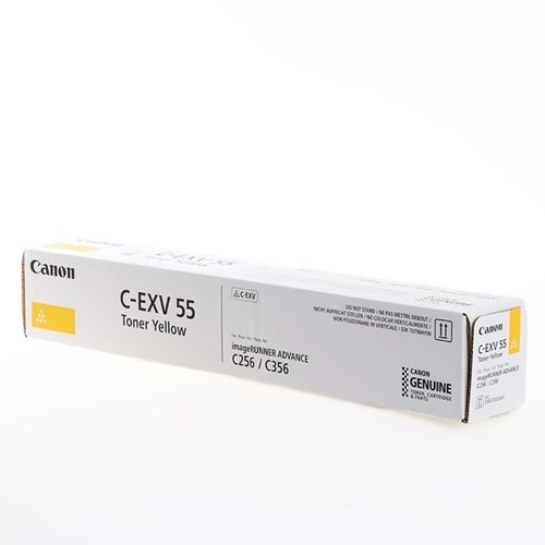 CANON C-EXV55Y IR-C256i/C356i/C356P/C357İ SARI TONER ORJİNAL 18.000 SAYFA 2185C002