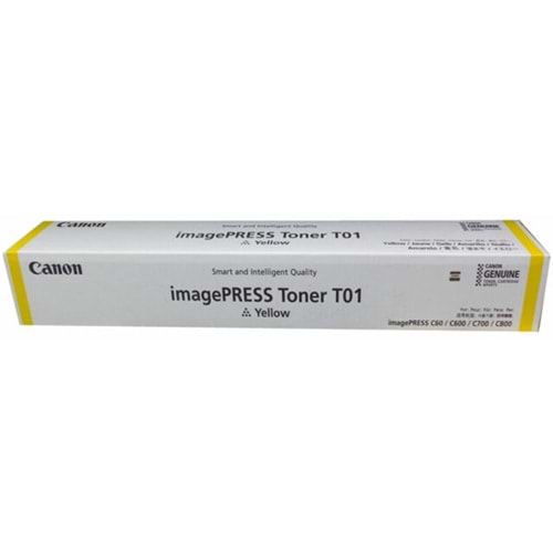 CANON T01 C60/80/650/700/800/910 SARI TONER ORJİNAL 38.500 SAYFA