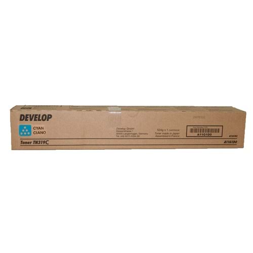 DEVELOP TN-319C İNEO +360 MAVİ TONER ORJİNAL 26.000 SAYFA A11G4D0