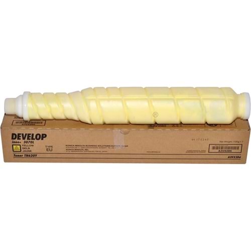 DEVELOP TN-620Y INEO +1060L SARI TONER ORJİNAL 49.000 SAYFA A3VX2D1
