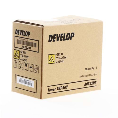 DEVELOP TNP-50Y INEO +3100P SARI TONER ORJİNAL 5.000 SAYFA A0X52D7