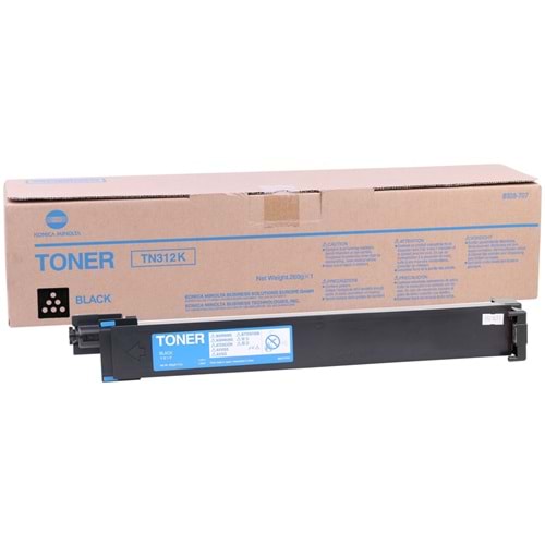 KONICA MINOLTA TN-312K C300/352 SİYAH TONER ORJİNAL 20.000 SAYFA 8938705