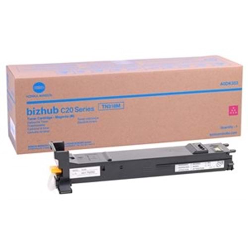 KONICA MINOLTA TN-318M BIZHUP C20/C30/C31P KIRMIZI TONER ORJİNAL 8.000 SAYFA A0DK353