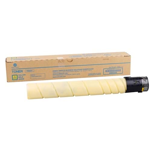 KONICA MINOLTA TN-324Y BIZHUP C258/308/368 SARI TONER ORJİNAL 26.000 SAYFA A8DA250