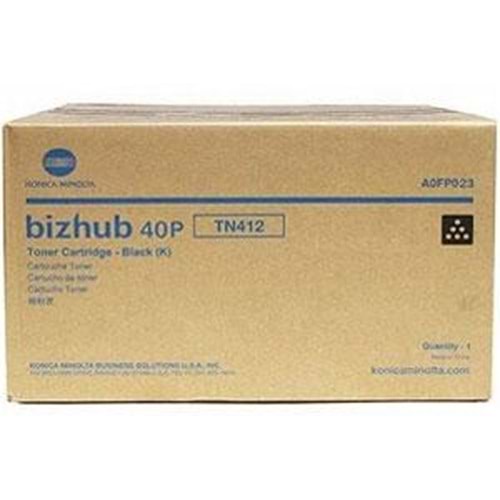 KONICA MINOLTA TN-412 BIZHUB 40P SİYAH TONER ORJİNAL 19.000 SAYFA