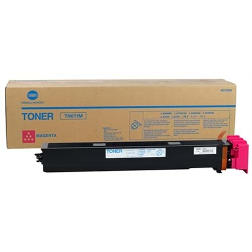 KONICA MINOLTA TN-611M C451/550/650 KIRMIZI TONER ORJİNAL 27.000 SAYFA A070350