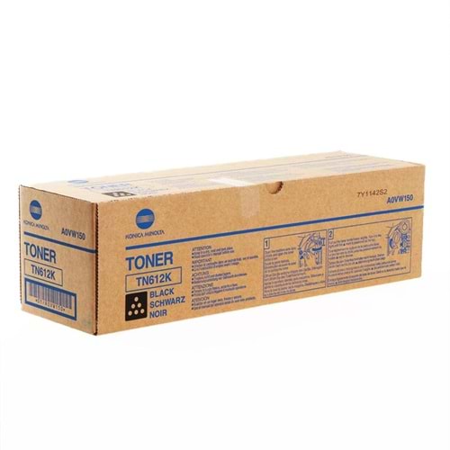 KONICA MINOLTA TN-612BK BIZHUB C5501/C6501 SİYAH TONER ORJİNAL 39.400 SAYFA A0VW150