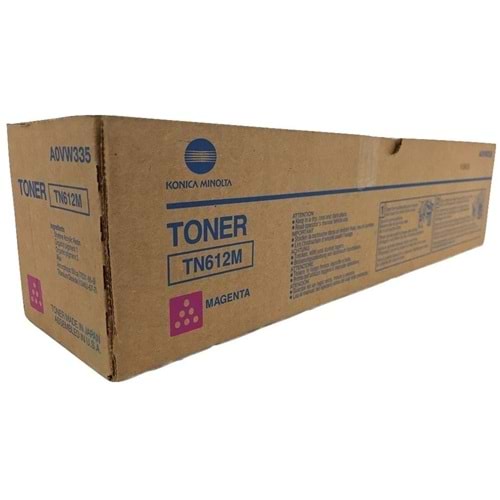 KONICA MINOLTA TN-612M BIZHUB C5501/C6501 KIRMIZI TONER ORJ 26.500 SAYFA A0VW350