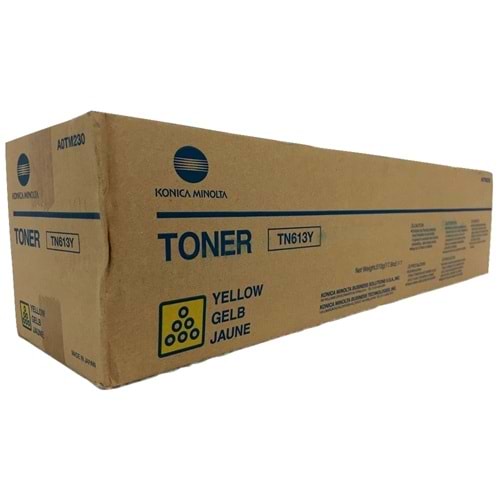 KONICA MINOLTA TN-613Y C452/552/652 SARI TONER ORJİNAL 30.000 SAYFA A0TM250