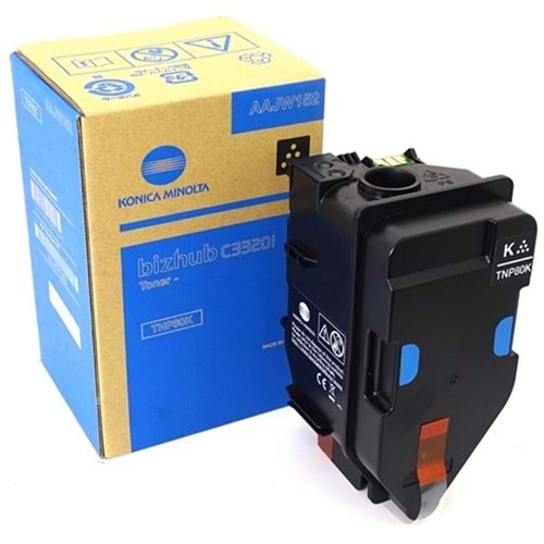 KONICA MINOLTA TNP-80K BIZHUB C3320i/C3321i SİYAH TONER ORJİNAL 13.000 SAYFA AAJW152
