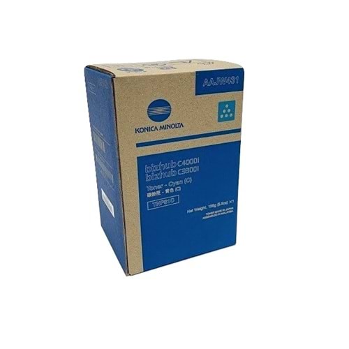 KONICA MINOLTA BIZHUP TNP-81C C3000İ/4000İ MAVİ TONER ORJİNAL 9.000 SAYFA AAJW451