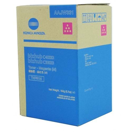 KONICA MINOLTA BIZHUP TNP-81M C3000İ/4000İ KIRMIZI TONER ORJİNAL 9.000 SAYFA AAJW351