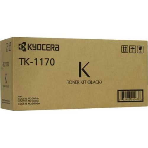 KYOCERA TK-1170 M2040/2540/2640 SİYAH TONER ORJİNAL 7.200 SAYFA 1T02S50NL0
