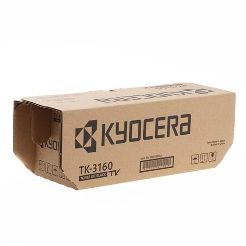 KYOCERA TK-3160 P3045/P3050/P3060/P3055/P3060 SİYAH TONER ORJİNAL 12.500 SAYFA 1T02T90NL1