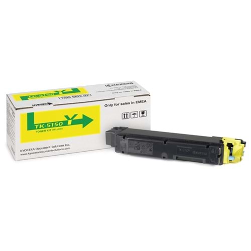KYOCERA TK-5150Y M6030/6035 SARI TONER ORJİNAL 10.000 SAYFA