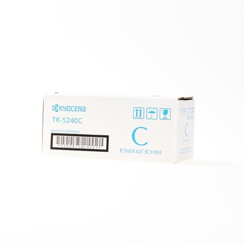 KYOCERA TK-5240C P5026/M5526 MAVİ TONER ORJİNAL 3.000 SAYFA 1T02R7CNL0